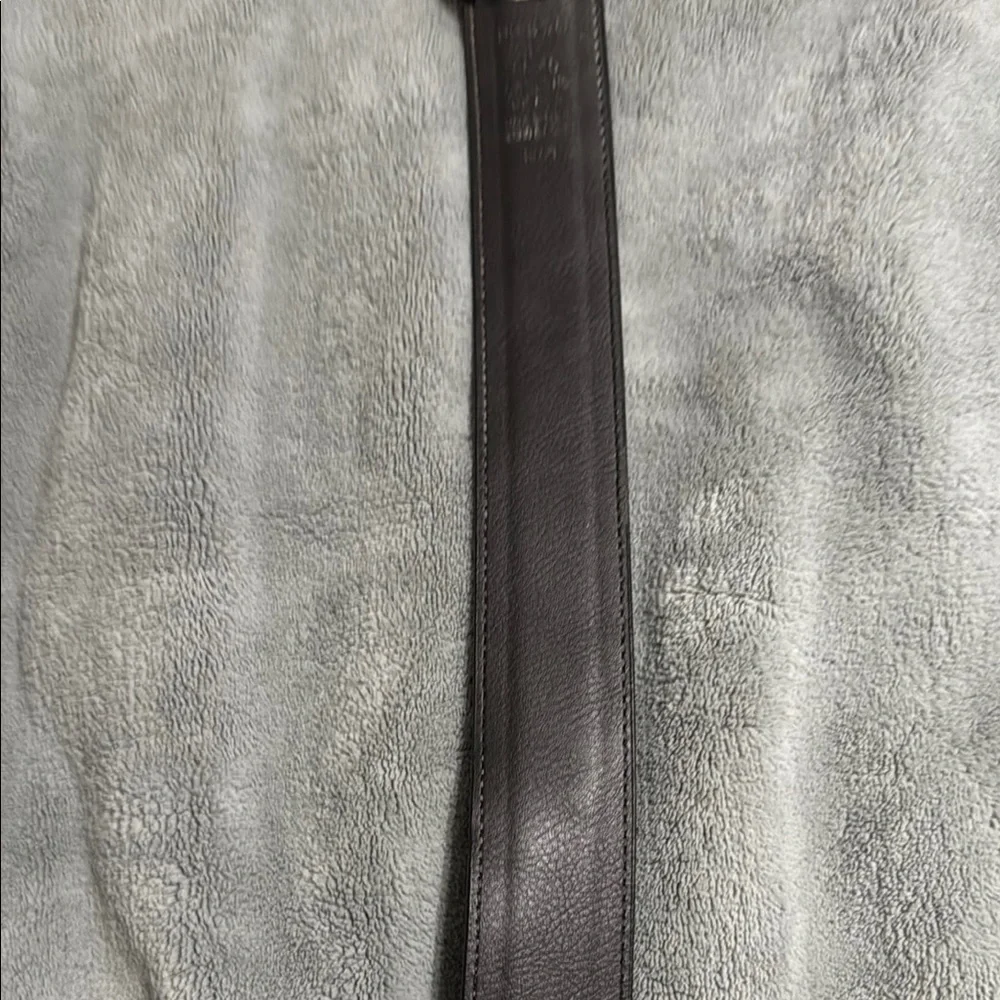 Levi's Brown Leather Belt Classic Metal Buckle